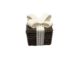 Giftbox maat XS rib brown/beige - afbeelding 1