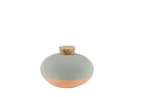 Giftbox watersteen Deco mint D17x11 H7