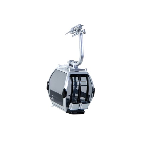 GONDEL OMEGA IV ZILVER/ZW 1:32Geschikt voor alle kabelbanen type 1:32