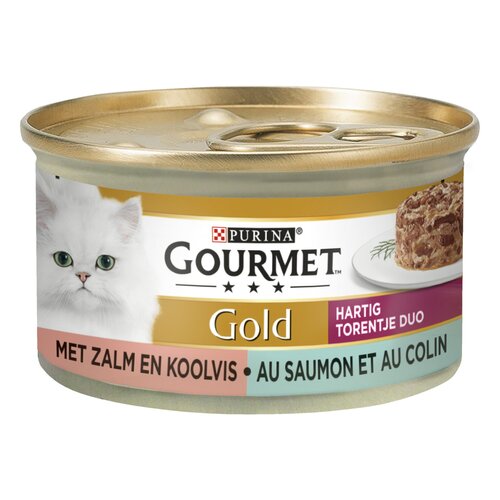 Gourmet Gold Blik Hartige Torentjes Zalm - 85gr - afbeelding 2