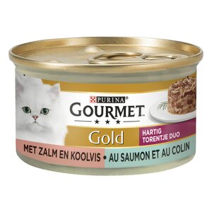 Gourmet Gold Blik Hartige Torentjes Zalm - 85gr - afbeelding 2