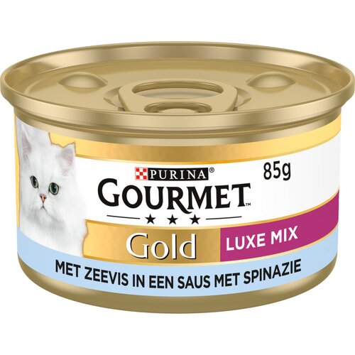 Gourmet Gold Blik Luxe Mix Zeevis - 85gr - afbeelding 1