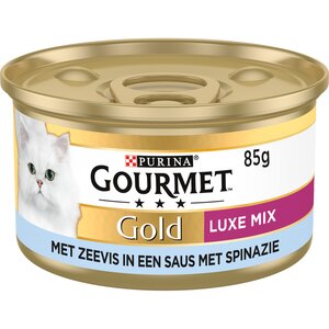 Gourmet Gold Blik Luxe Mix Zeevis - 85gr - afbeelding 2