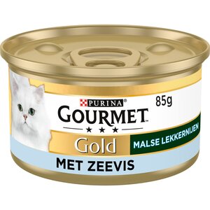Gourmet Gold Blik Malse Lekkernijen Zeevis - 85gr - afbeelding 1