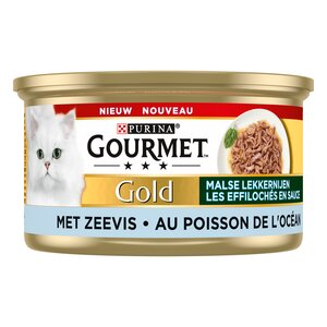 Gourmet Gold Blik Malse Lekkernijen Zeevis - 85gr - afbeelding 2