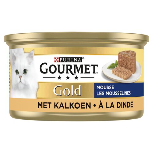 Gourmet Gold Blik Mousse Kalkoen - 85gr - afbeelding 2