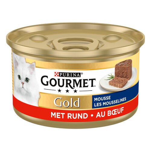 Gourmet Gold Blik Mousse Rund - 85gr - afbeelding 2