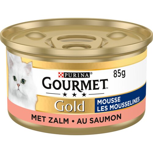 Gourmet Gold Blik Mousse Zalm - 85gr
