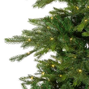 Grandis Fir prelit hinged tree - H 210 x D 150 cm 550 L - afbeelding 2