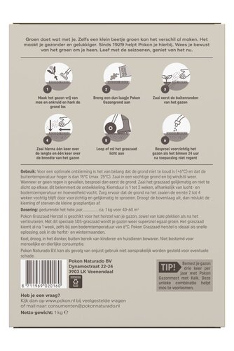 Graszaad HerstelSOS 1kg - afbeelding 2