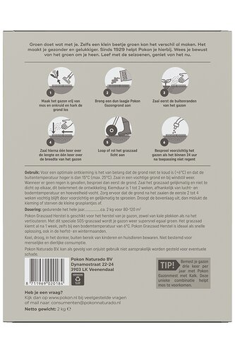 Pokon Graszaad HerstelSOS 2kg - afbeelding 2