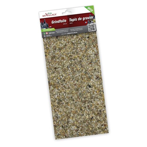 GRINDFOLIE GRIJS 30X14CM - afbeelding 2