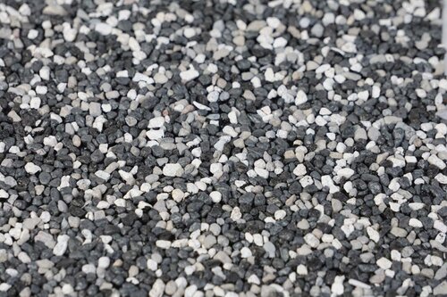 GRINDFOLIE ZWART/WIT 30X14CM - afbeelding 1