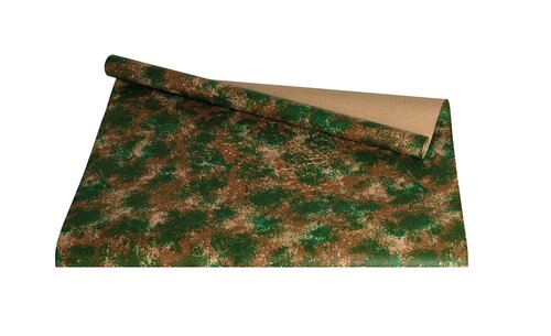 Grottenpapier 200x60cm rood/bruin