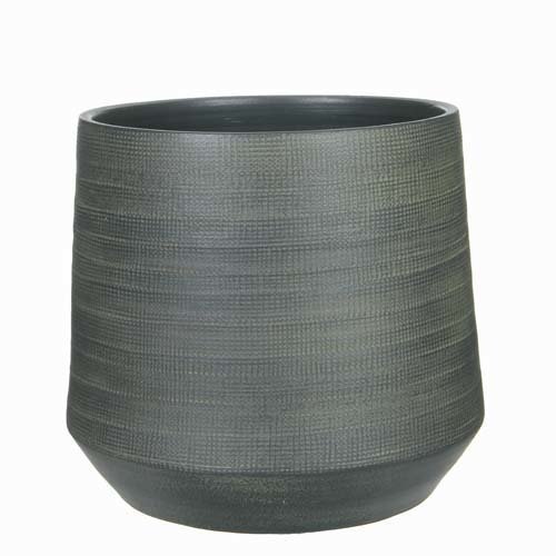 Guido pot rond d.groen - h32xd36cm