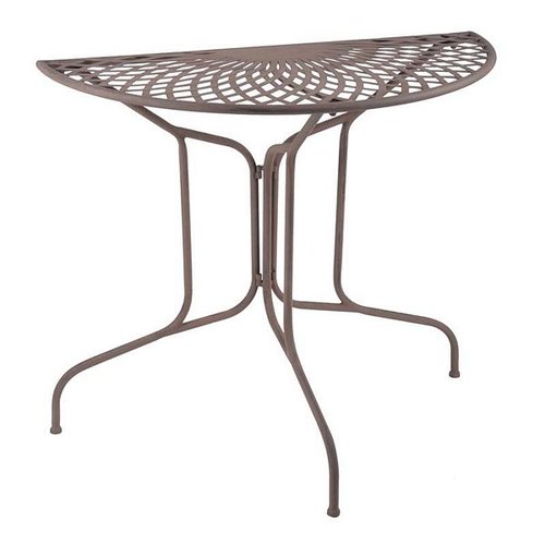 Halfronde tafel metaal