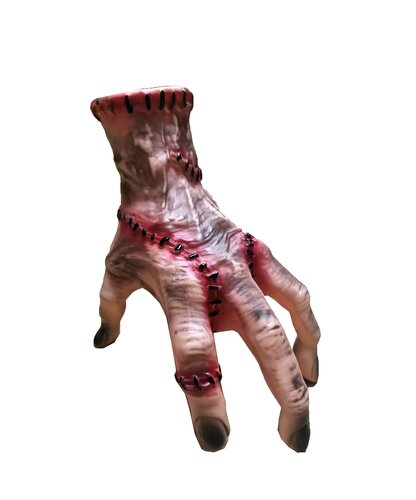 Halloween bewegende hand met geluid - L15 x B21 x H18cm