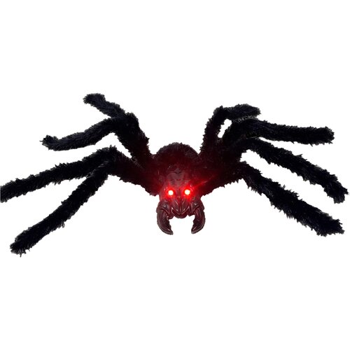 Halloween bewegende spin met animatie en geluid - L85 x B31cm