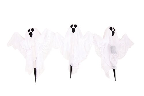 Halloween stekers Spookjes 3 stuks verlicht H 50 cm - afbeelding 2