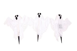 Halloween stekers Spookjes 3 stuks verlicht H 50 cm - afbeelding 2