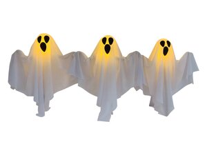 Halloween stekers Spookjes 3 stuks verlicht H 50 cm