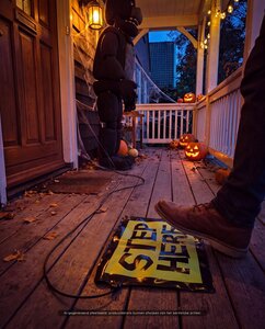 Halloween try-me paneel Step Here - afbeelding 2