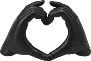Handen als hart deco - H 14 cm - afbeelding 2