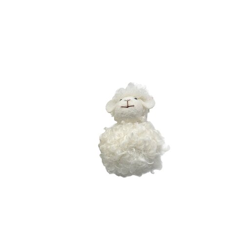 Hangdecoratie Schaap H9cm Wit