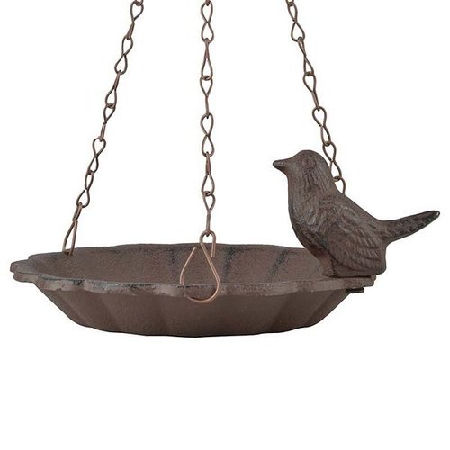 Hangend vogelbad met 1 vogel