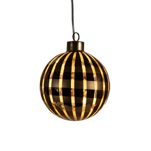 Anna's Collection hanger bal glas LED - D 10 cm