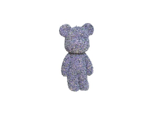 Hanger Teddy H 24 cm groot paars