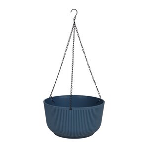 Hanging basket D 25 x H 13 cm donkerblauw