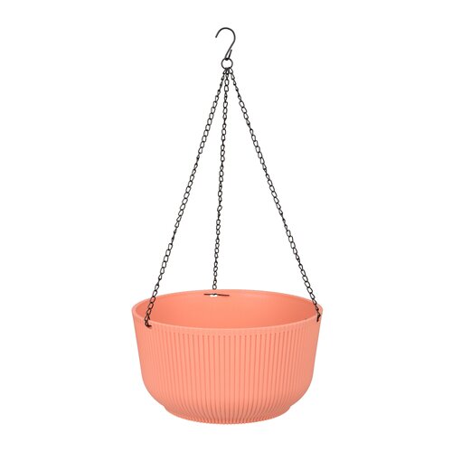 Hanging basket D 25 x H 13 cm peach