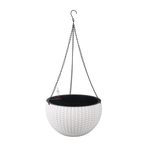 Hanging Basket D 26 x H 16 cm Wit