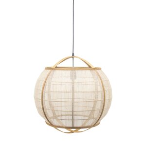 Hanglamp bamboe D 48 x H 48 cm natural