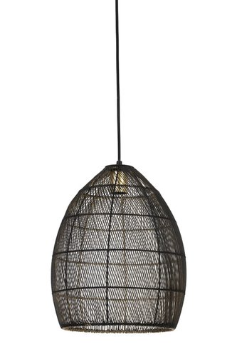 Hanglamp MEYA Zwart/Goud - 30 x 30 x 37 cm