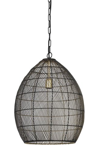 Hanglamp MEYA Zwart/Goud - 40 x 40 x 53 cm