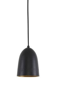 Hanglamp SUMERA Zwart/Goud - 14 x 14 x 19 cm