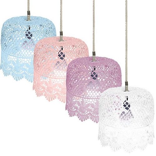 Hanglamp voor buiten 4 kleuren ass.