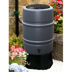 Harcostar regenton 168 liter antraciet ø 58 x h.79 cm - afbeelding 2