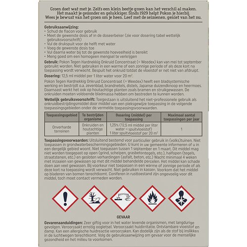 Pokon HardnekOnkruid Conc 100ml - afbeelding 2