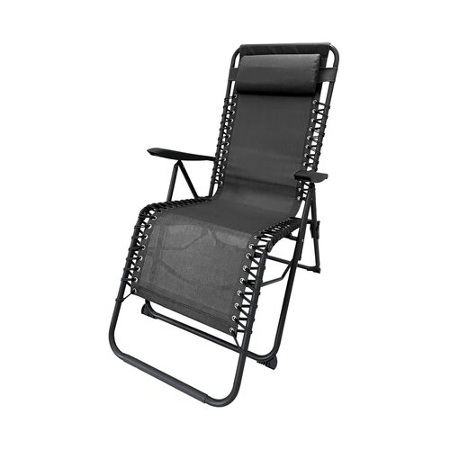 Hardy textileen relax chair zwart
