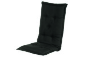 Hartman Havana Dark Grey Hoge Rug tuinkussen 123x50x9