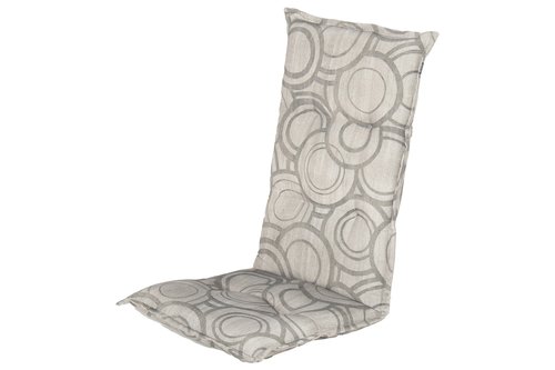 Hartman Puck Grey Hoge Rug tuinkussen 123x50x8
