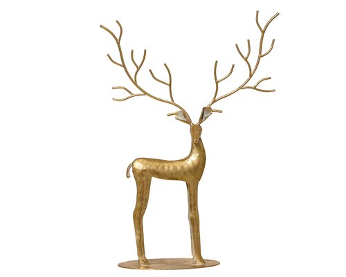Hert ijzer - L25xH37cm Goud