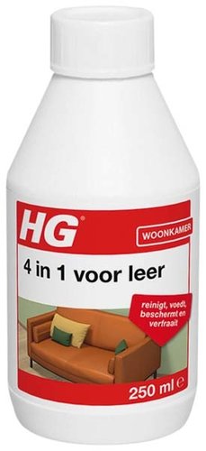 HG 4 in 1 voor leer 250 ml