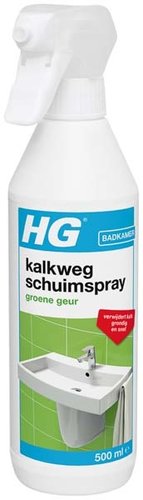 HG kalkweg schuimspray met krachtige groene geur 500 ml