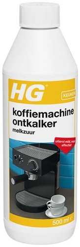 HG koffiemachine ontkalker melkzuur 500 ml