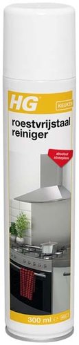 HG roestvrijstaal reiniger 300 ml