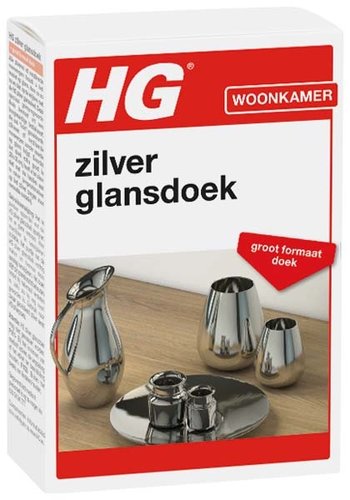 HG zilver glansdoek 1 st